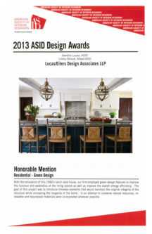 ASID 2013 Residential Green Design