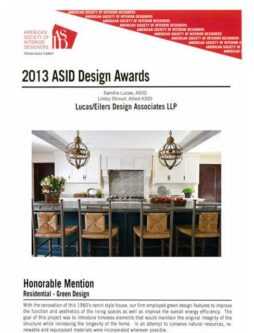 ASID 2013 Residential Green Design