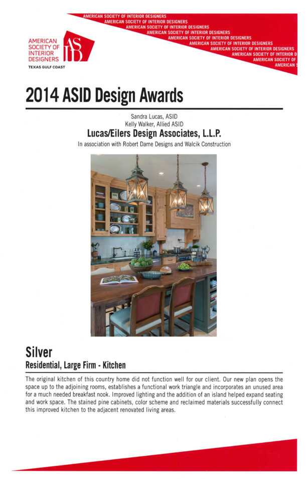 Kitchen Design-ASID-2014