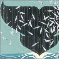 Charley Harper Whale Tail