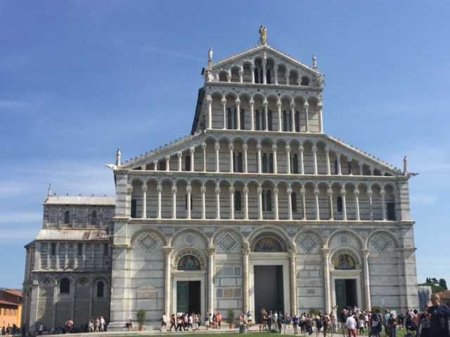 Cathedral Square in Pisa.