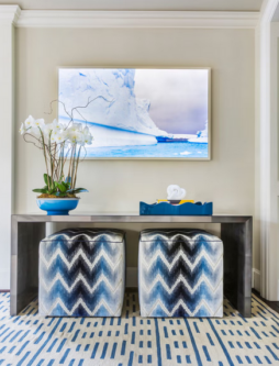 Elle Decor Entryways with Impressive Artwork