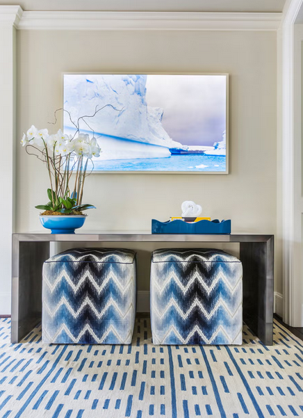 Elle Decor Entryways with Impressive Artwork