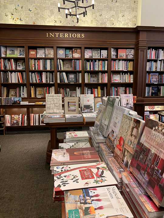 Rizzoli Bookstore on Broadway.