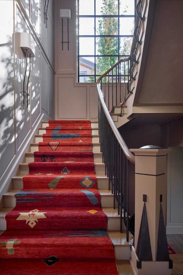 red runner stairwell